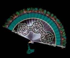 Abanico de plumas de Faisán 23cm | Abanicos de Diseño